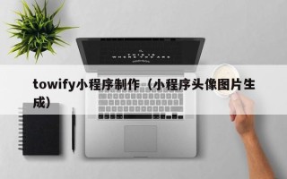永州towify小程序制作（小程序头像图片生成）